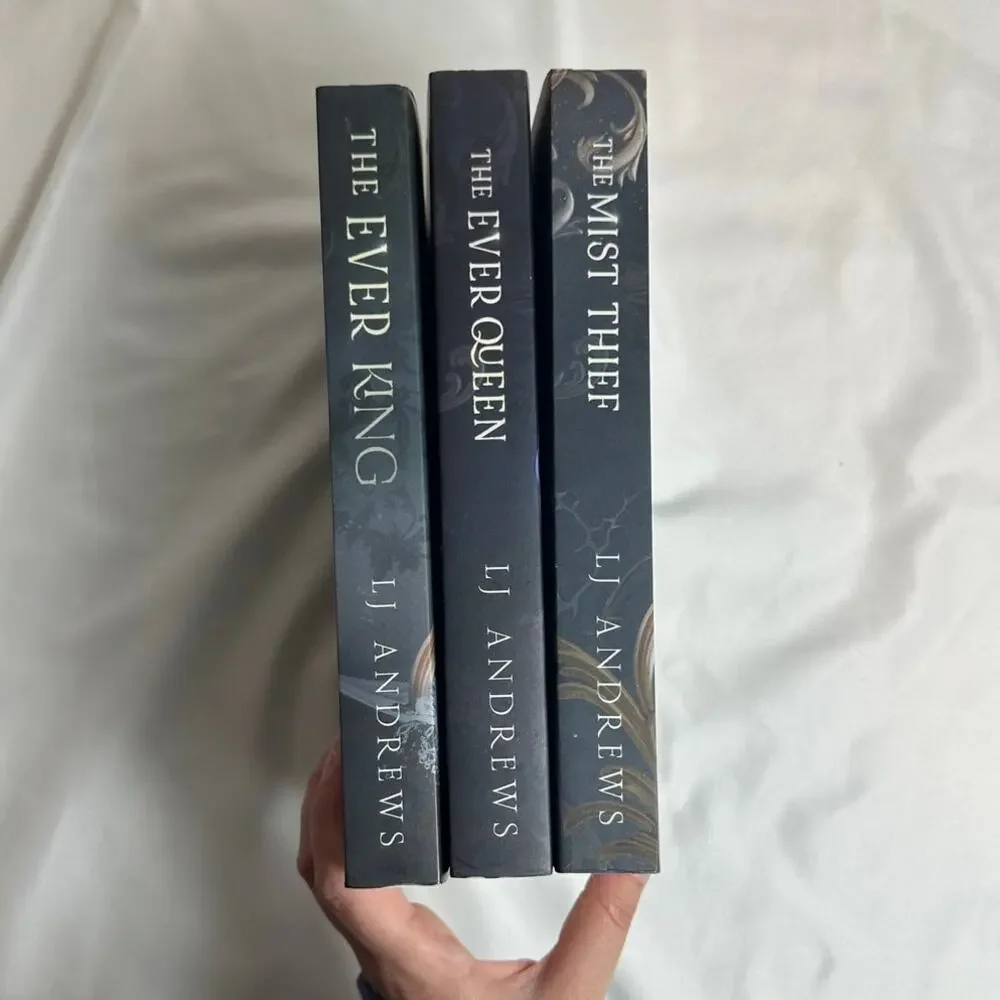 The Ever King Queen Mist Thief L.J. Andrews OOP Indie Paperback Set Ever Seas